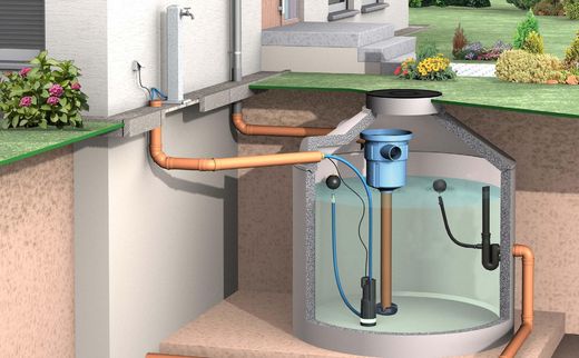 Filtros integrados para depósitos hormigón