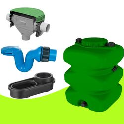 Depósito agua pluvial  550 Litros Kit basic