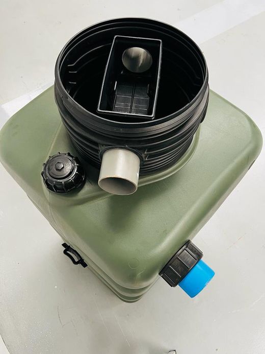 Depósito agua pluvial  550 Litros Kit basic