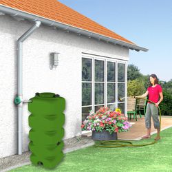 Depósito agua pluvial Kit colector 3P 1050L