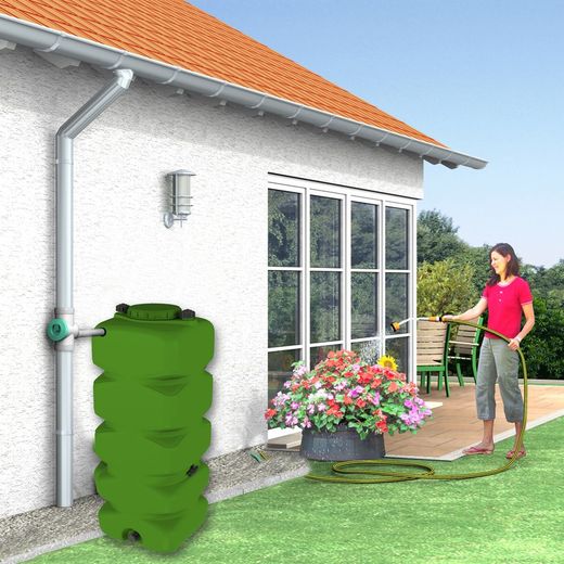 Depósito agua pluvial Kit colector 3P 1050L