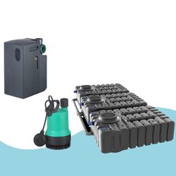 Depósito soterrado Kit plano Large 7500 L